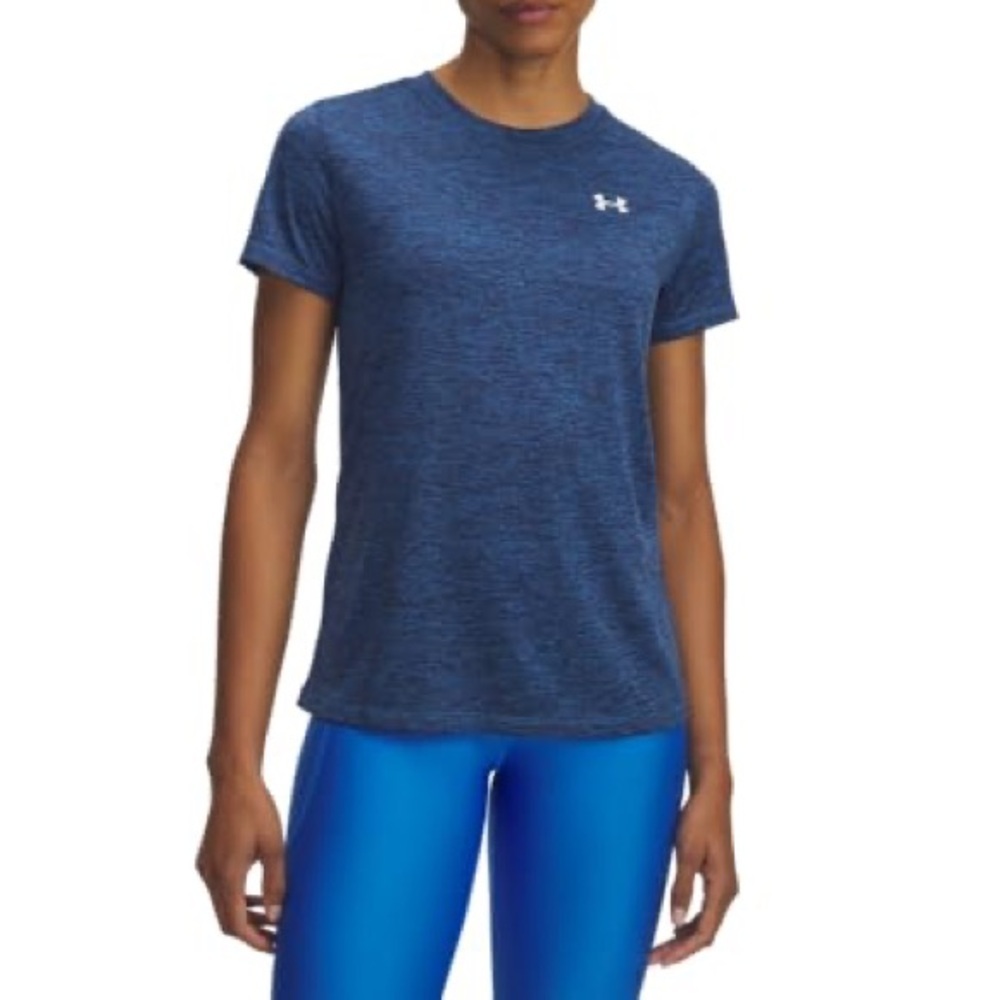 Under Armour Women's Blue Heather Tee